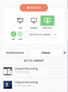Vidyard Chrome Extension