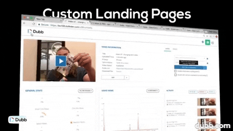 Dubb Landing Pages