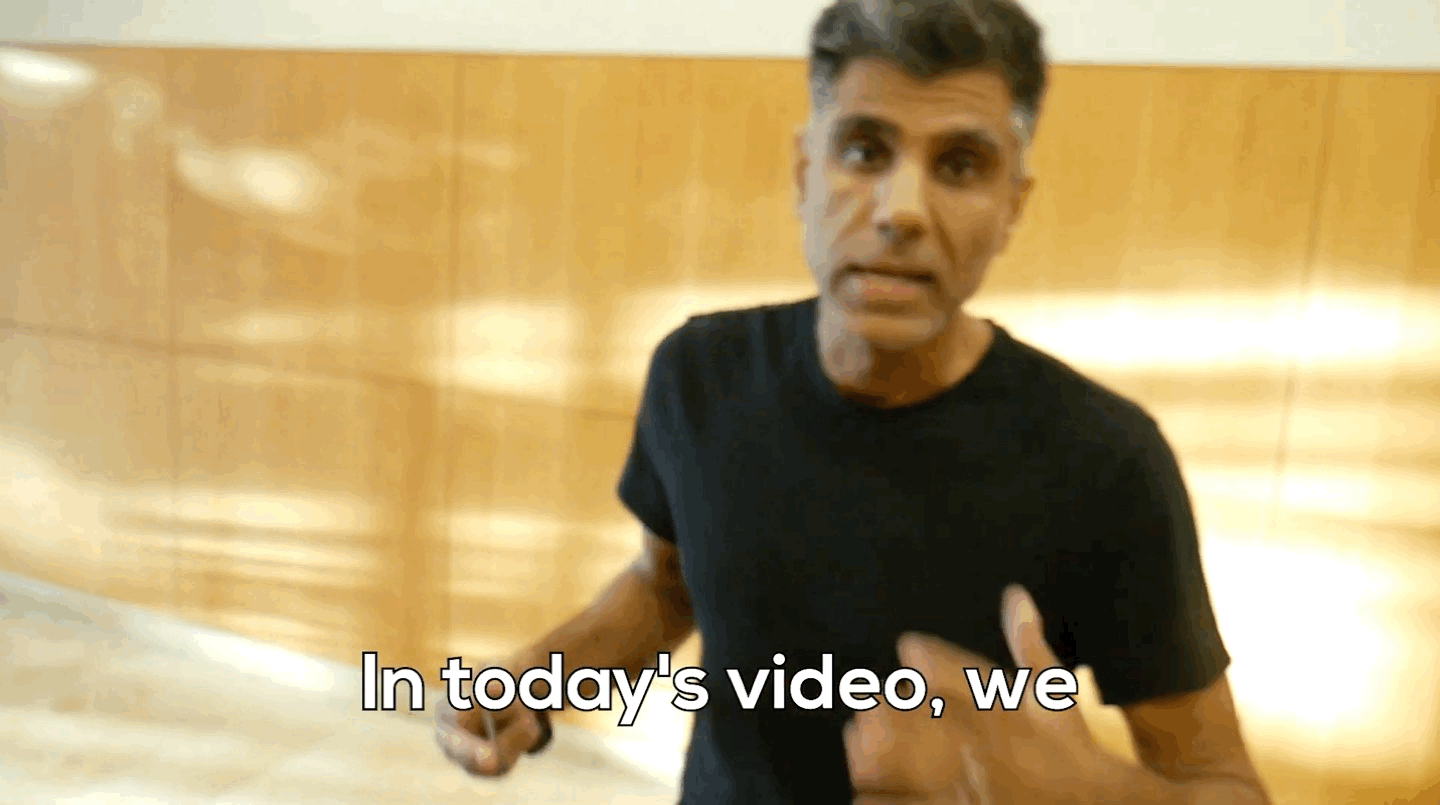 Screengrab of Ruben talking