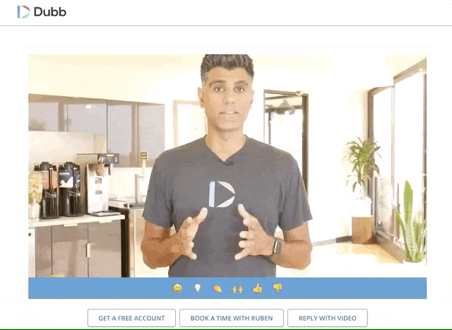 Dubb's Exit intent feature