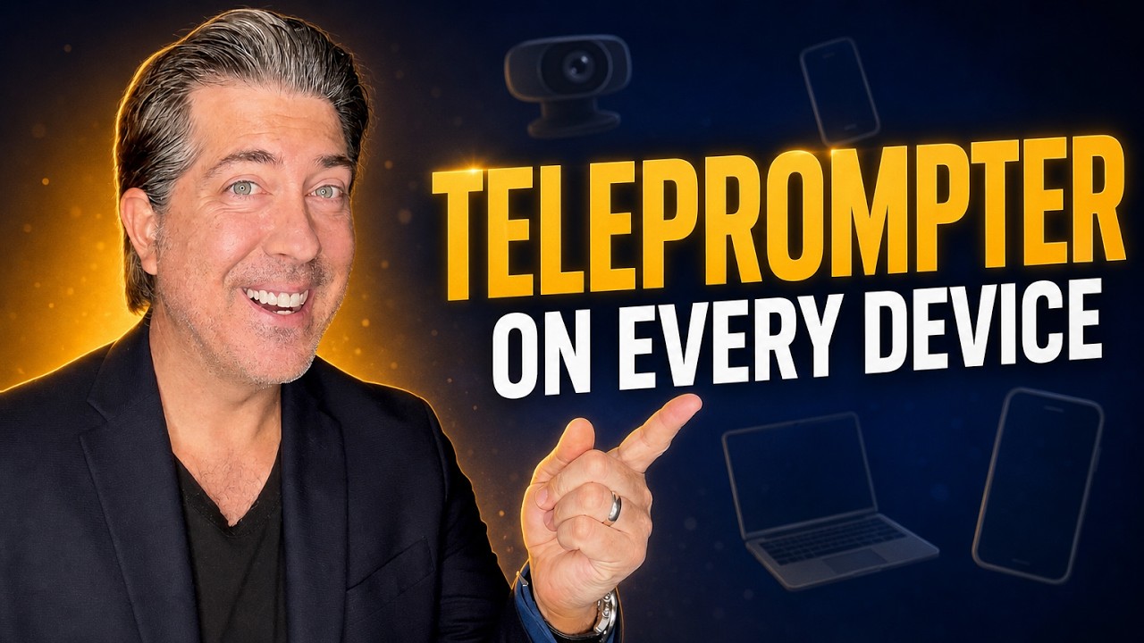 How to Use a Teleprompter to Record Video (All Four Ways)