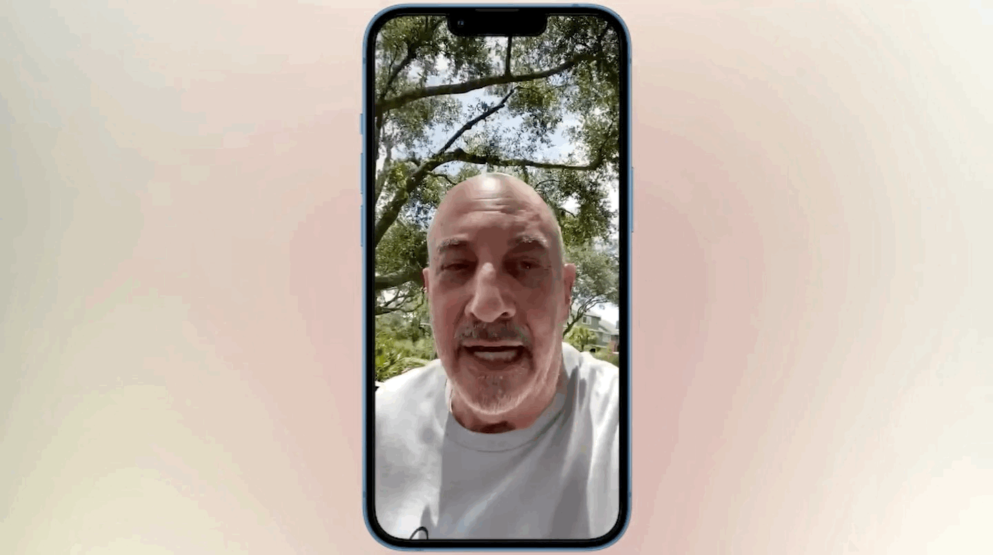 Jeffrey talking on camera