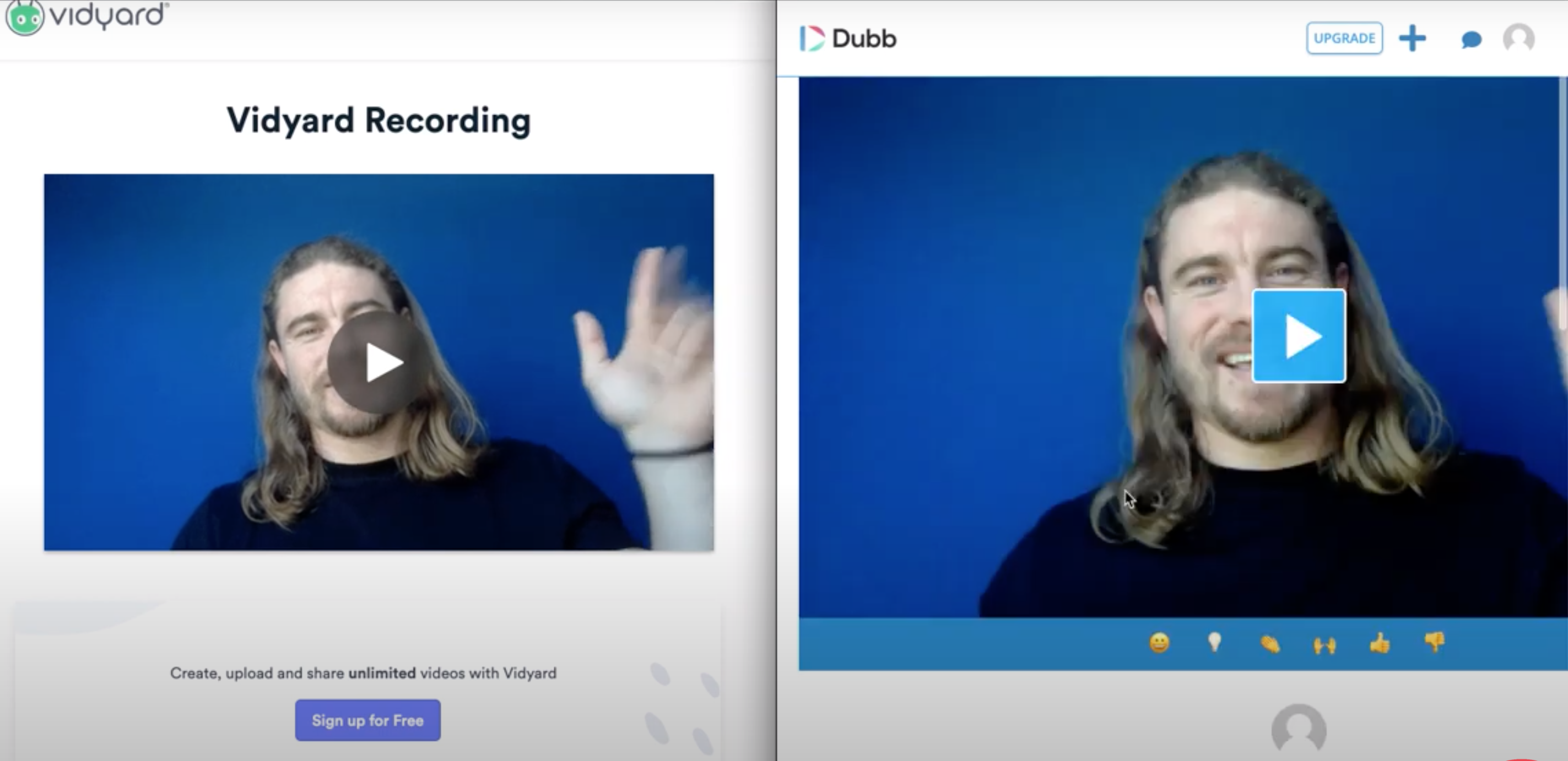 Vidyard GoVideo Vs Dubb