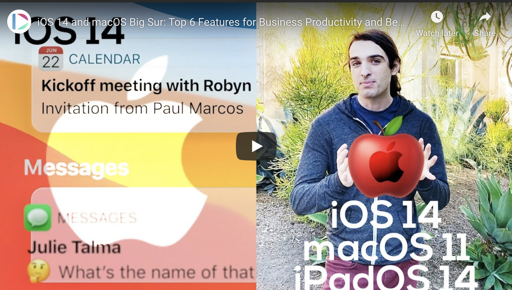 iOS 14 and macOS Big Sur: Top 5 Features for Business Productivity and Beyond (WWDC 2020)
