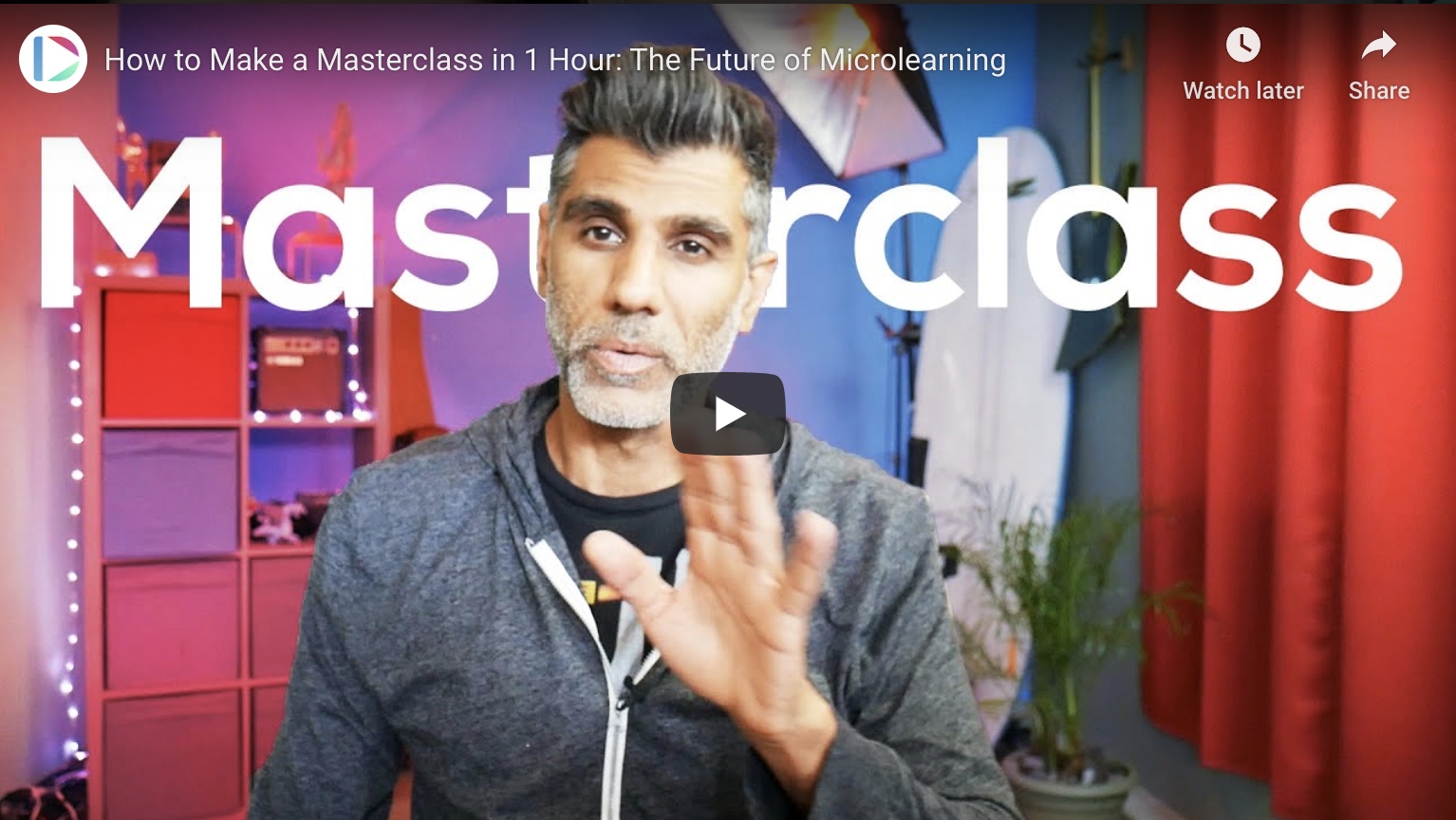 How to Make a Masterclass in One Hour: The Future of Microlearning