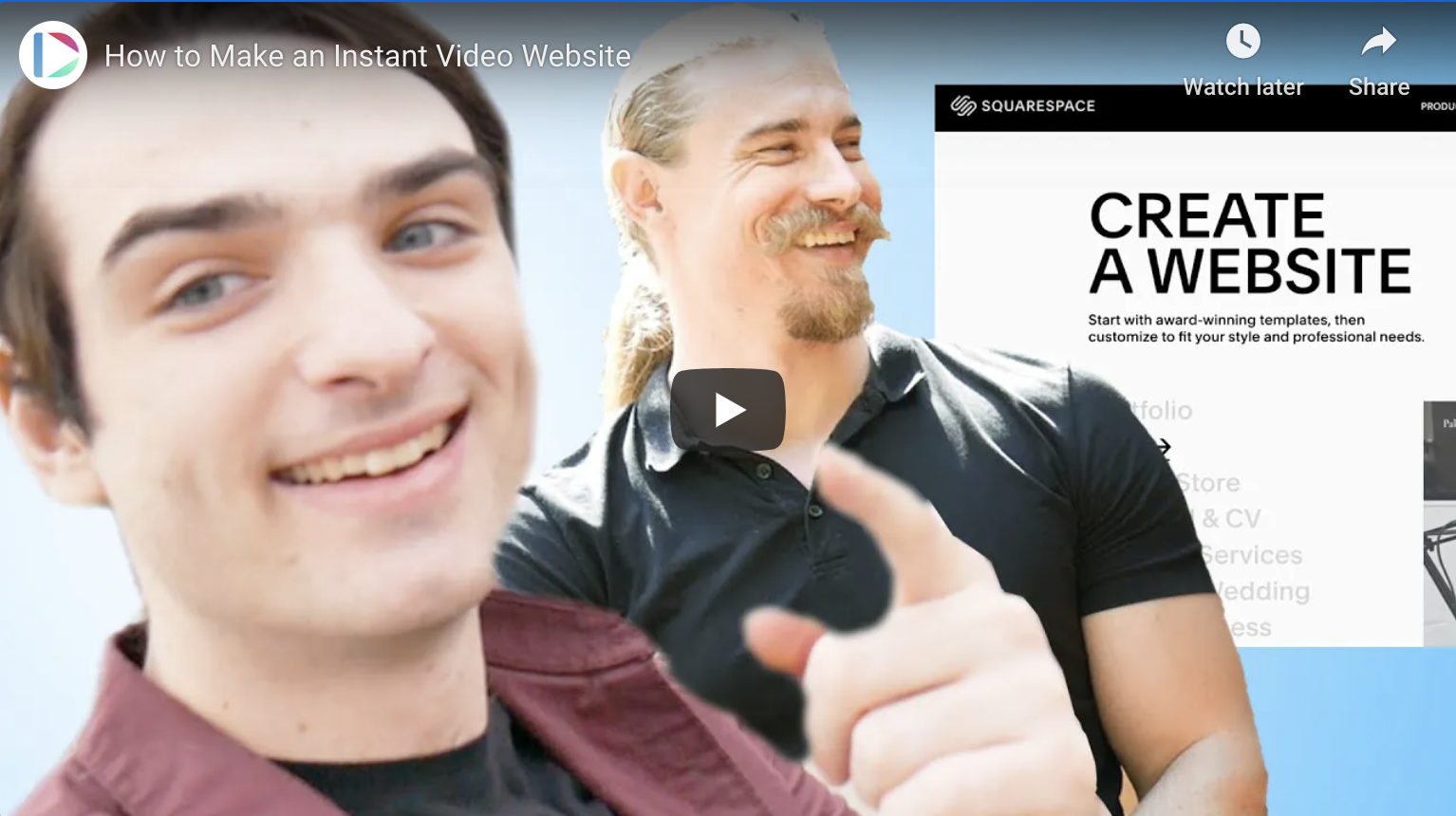 How to Make an Instant Video Website