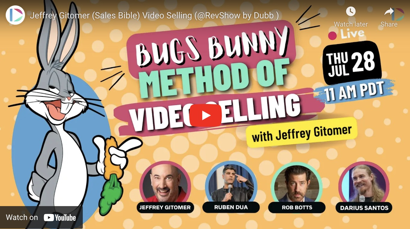 The Bugs Bunny Method of Video Selling