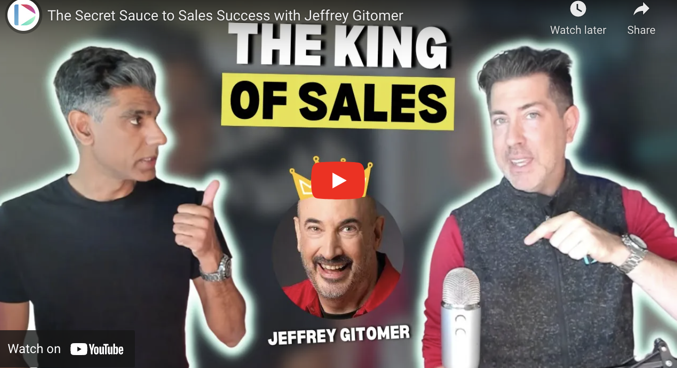The Secret Sauce to Sales Success with Jeffrey Gitomer