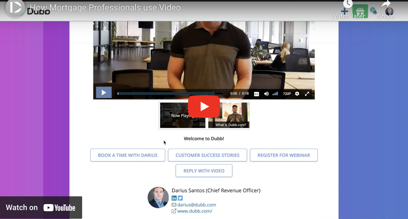 How Mortgage Professionals Use Video