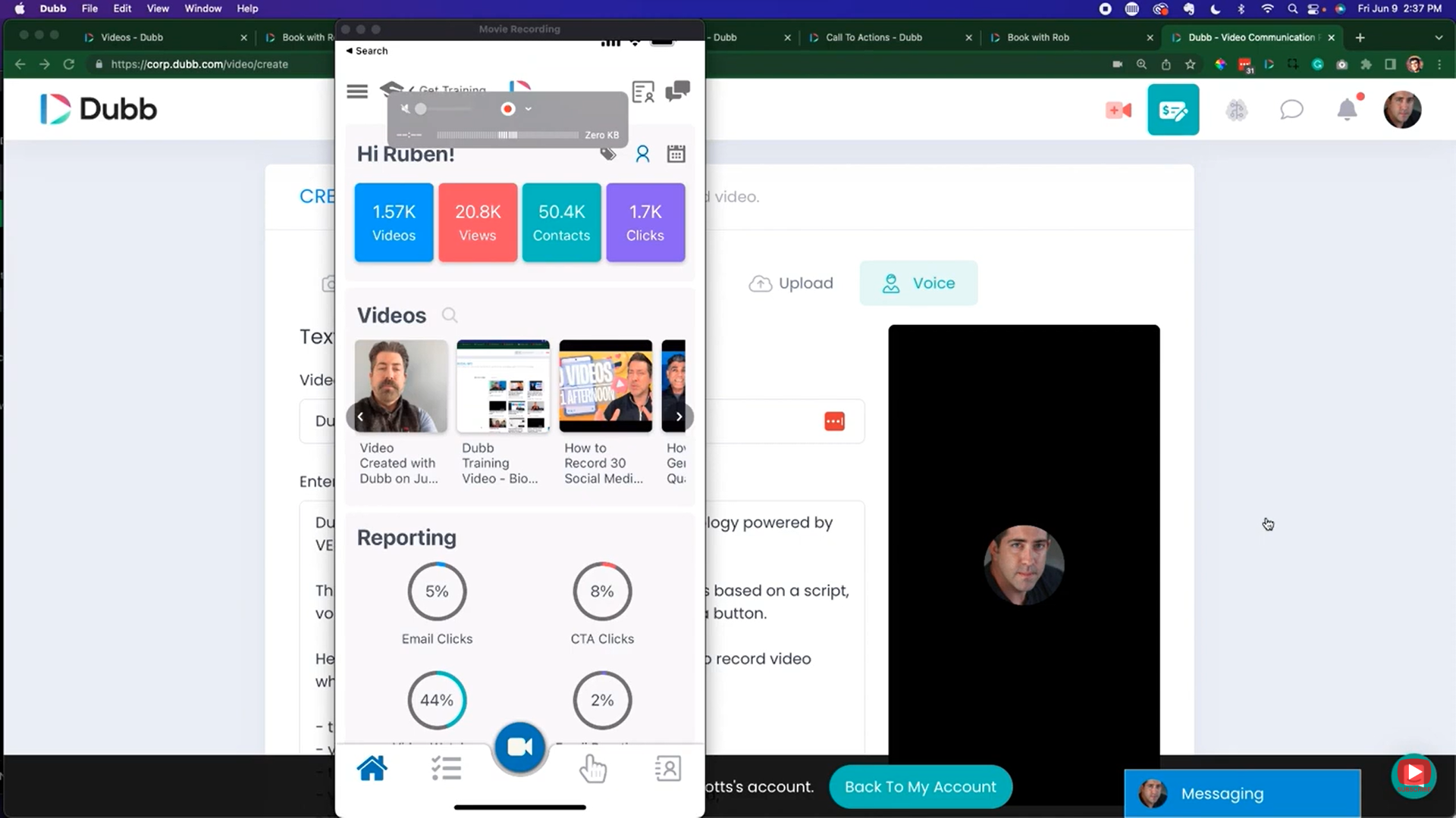 video message tool
