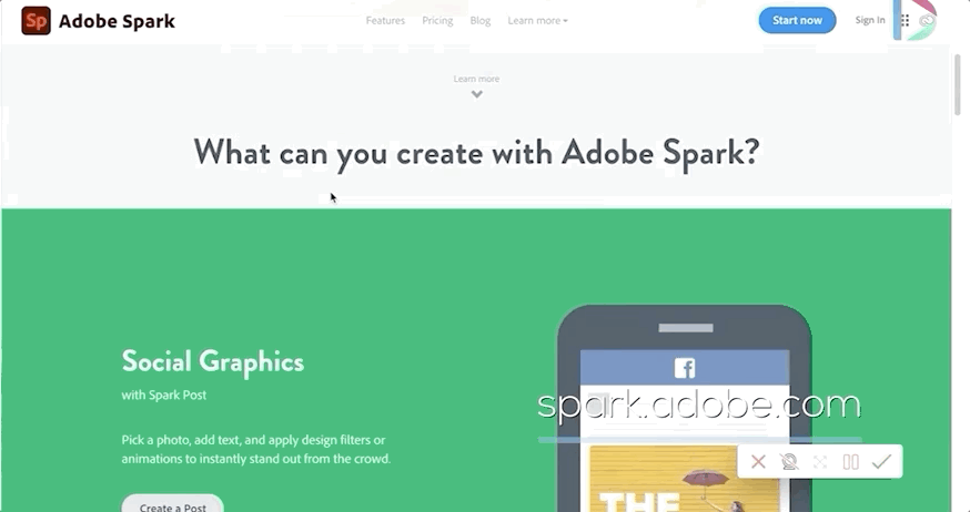 Adobe Spark