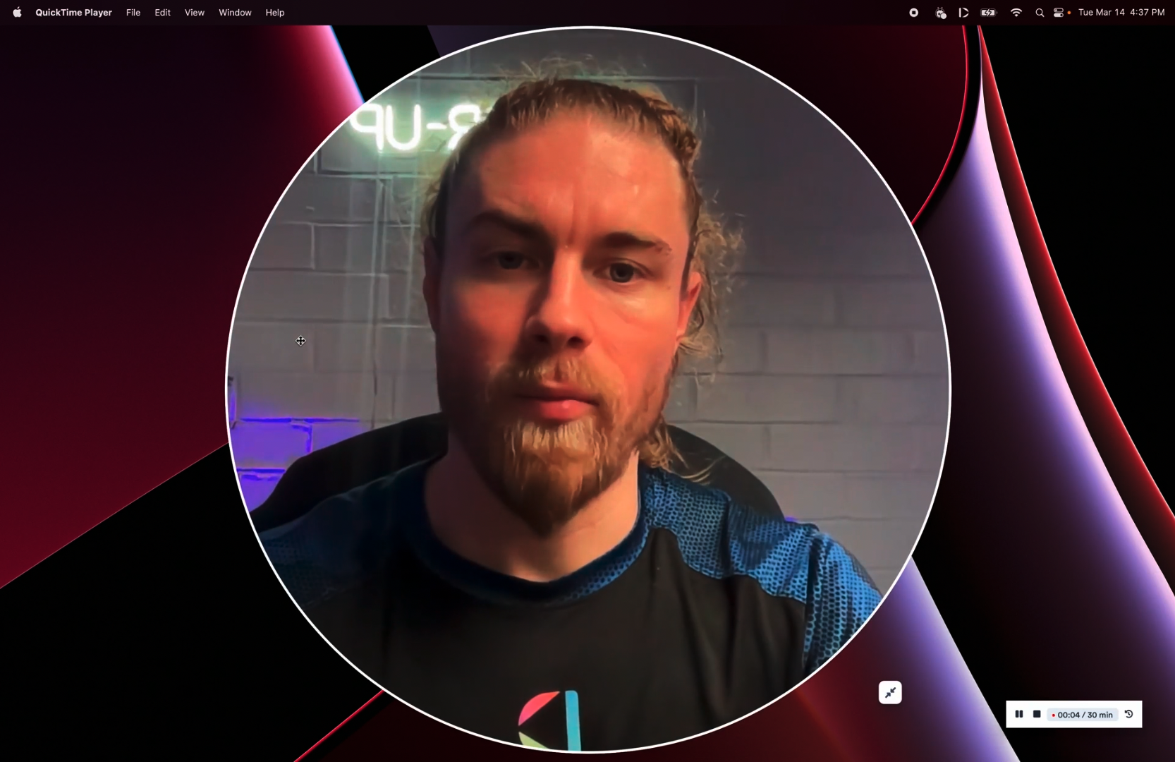Using the webcam feature on Vidyard's desktop app