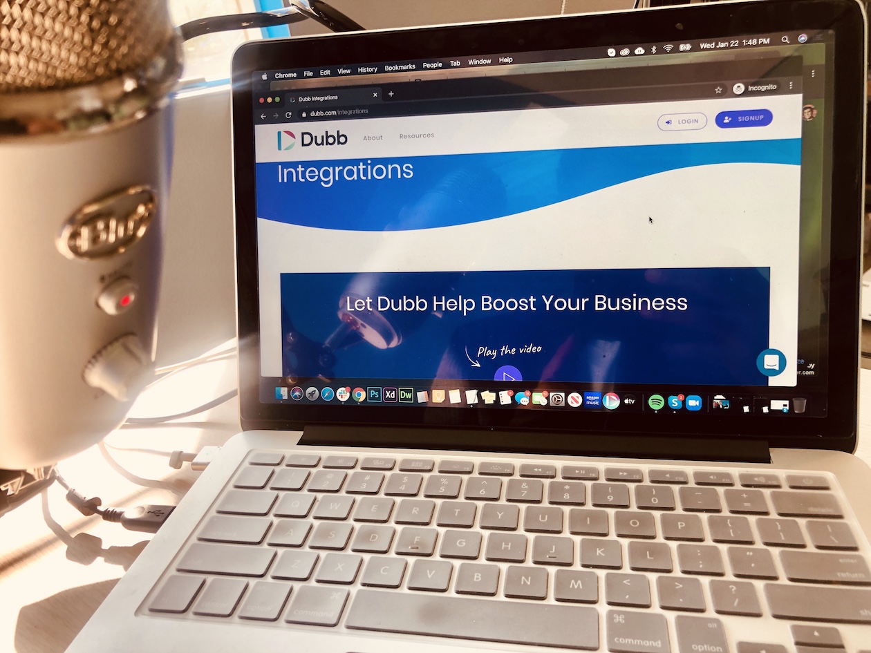 Update - Dubb now integrates with...