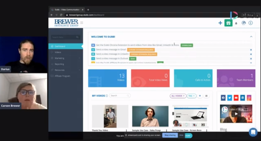 Dubb Coaching Call - How to Send Personalized & Screen Videos through Gmail, CRMs & Outlook