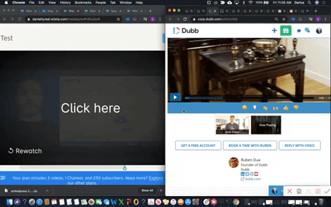 A screenshare video of wista vs dubb