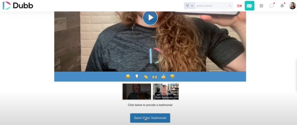 collect video testimonials