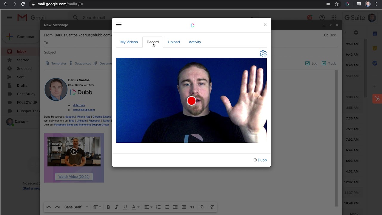 How To Record Dubb Videos