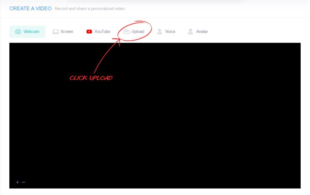 how to upload a video upload icon