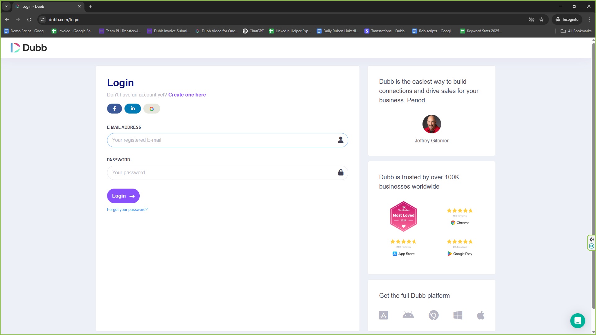 embed video login