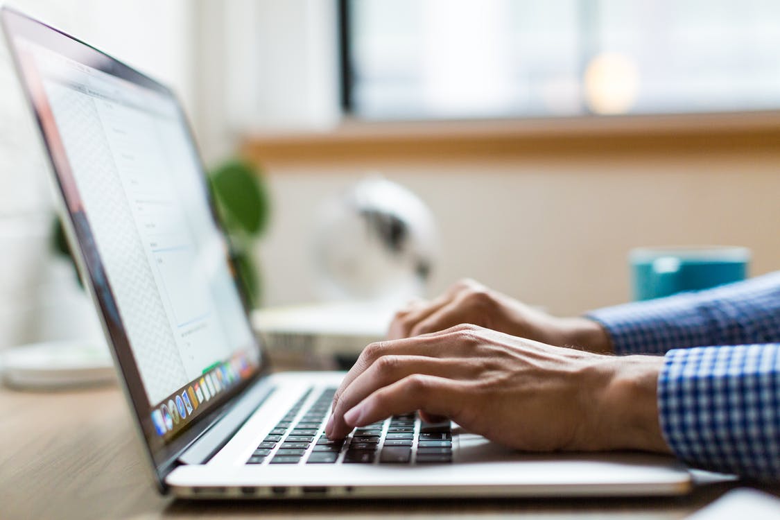 A man attends a webinar