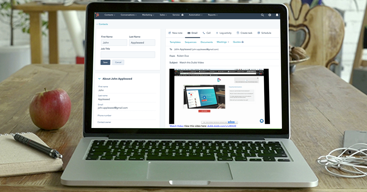How to Send Video from HubSpot