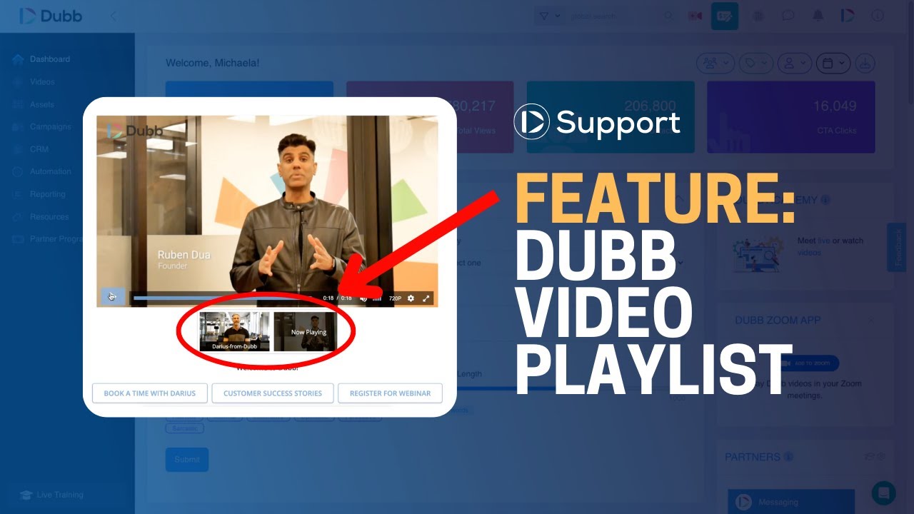 How and Why to Use a Video Playlist (using Dubb)