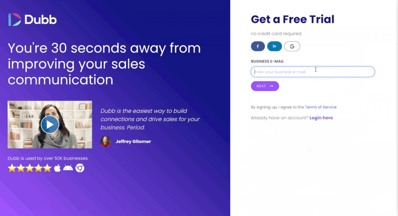 signup