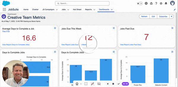 Manage Expectations with JobSuite V3 - Click Display Images to view thumbnail